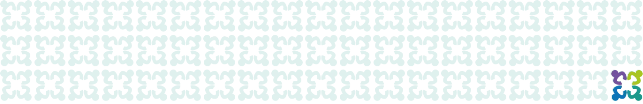 repeating pattern of four avatars forming a square